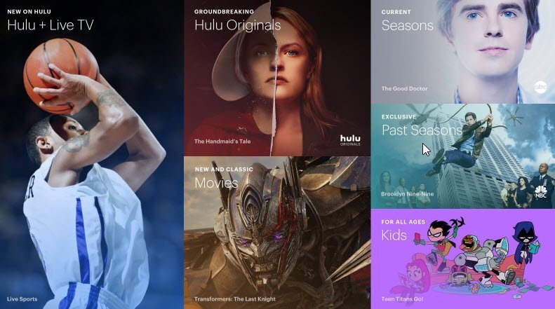 Best Streaming Service for Live TV - HULU