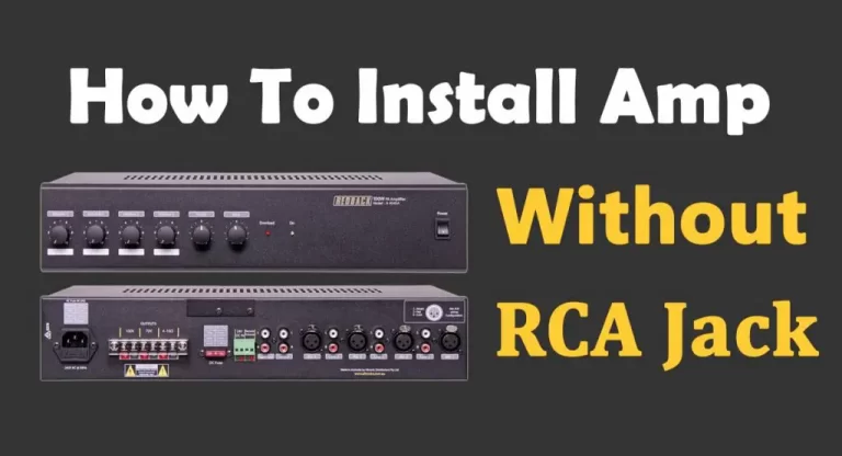 Install Your Amp Like a Pro: No RCA Jacks Needed