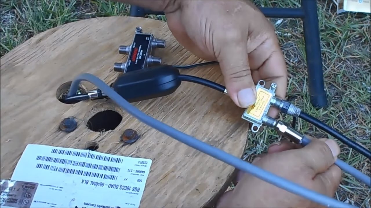 Why can't you split a satellite signal cable？